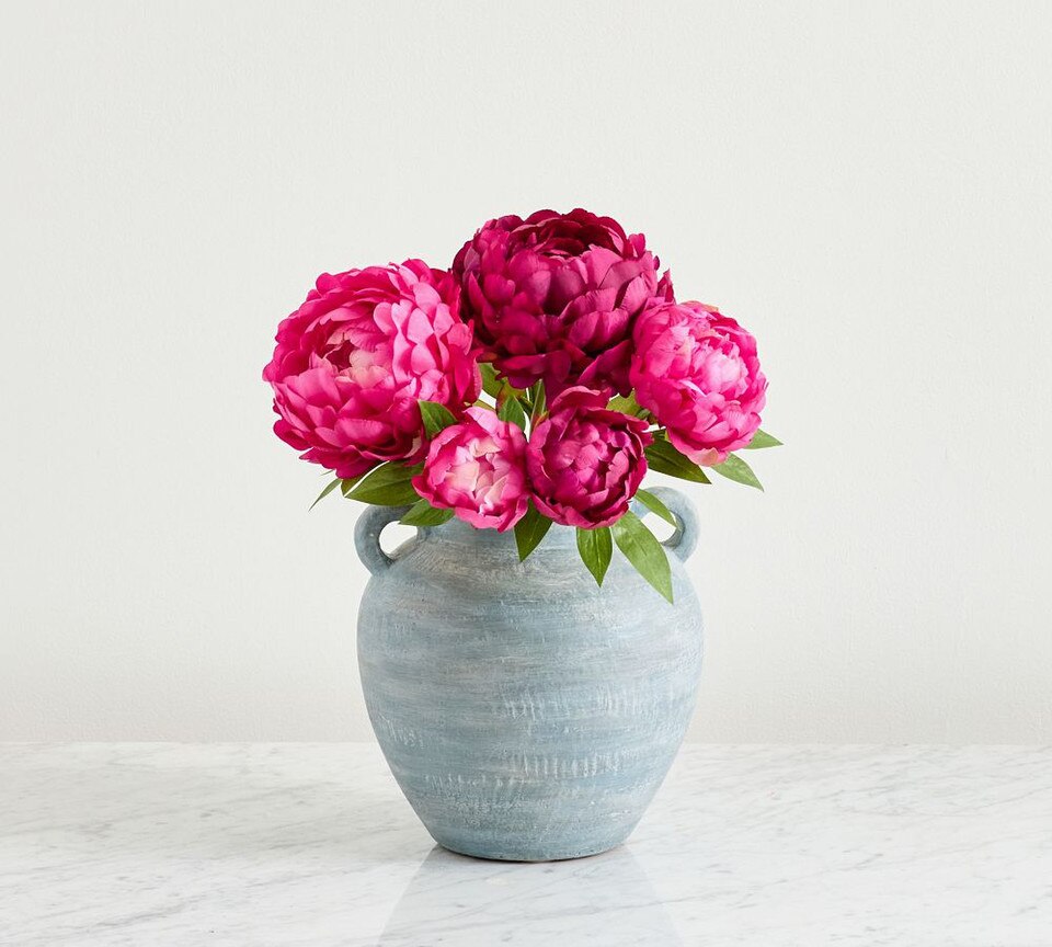 Faux Peony Bundle Pottery Barn Australia